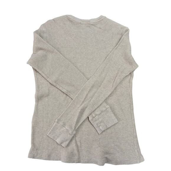 Polo Ralph Lauren Waffle 100% Cotton Thermal Shirt  Sz L Small Pony - Picture 3 of 3